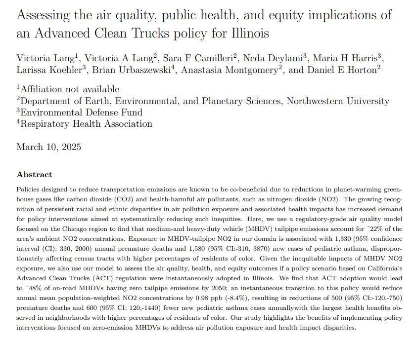 Northwestern study on health impacts