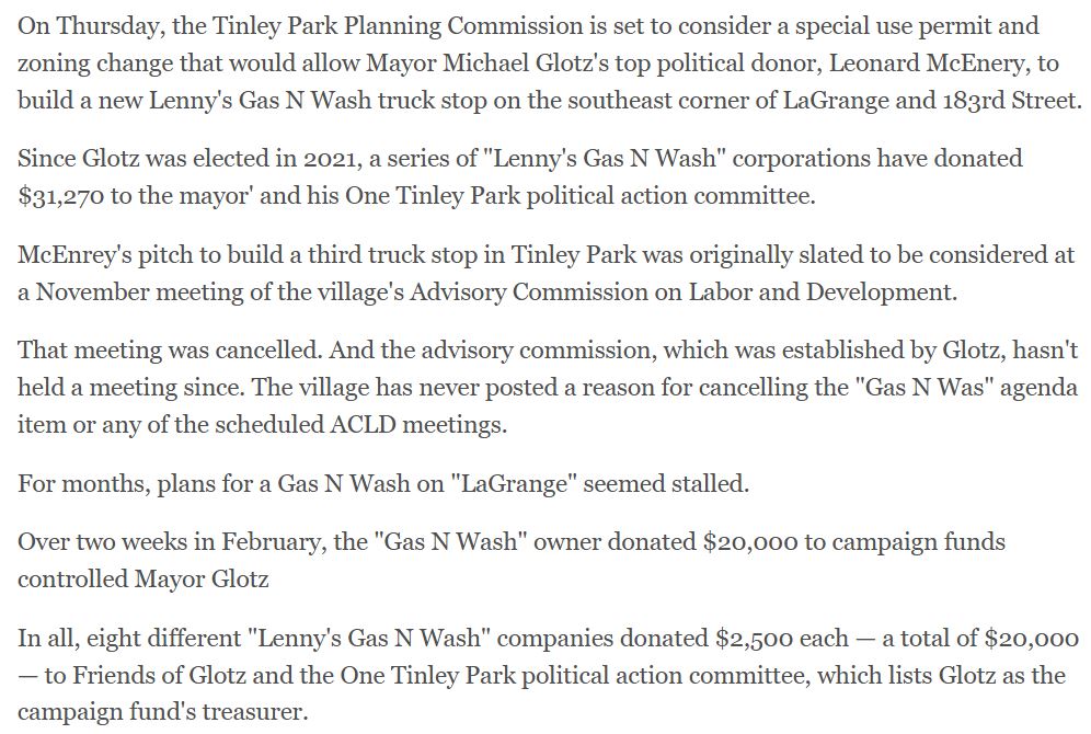 South Cook News article